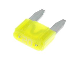 Samochodowy bezpiecznik topikowy, 20A, 32VDC, 10,9mm, Mini, MINI 0297020.WXNV