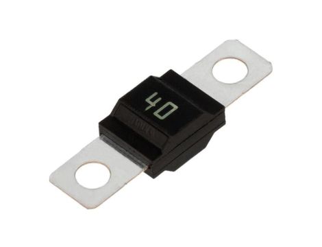 Samochodowy bezpiecznik topikowy, śruba M5, 40A, 32VDC, 41mm 0498040.H