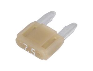 Samochodowy bezpiecznik topikowy, 7,5A, 12VDC, 10,9mm, MINI 0MIN07.5HXGLO