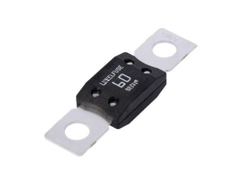 Samochodowy bezpiecznik topikowy, śruba M8, 60A, 32VDC, 68,6mm 0298060.ZXB