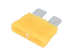 Samochodowy bezpiecznik topikowy, 5A, 12VDC, 19mm, SMART GLOW 0ATO005.HXGLO