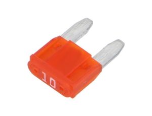 Samochodowy bezpiecznik topikowy, 10A, 12VDC, 10,9mm, SMART GLOW 0MINI010.HXGLO