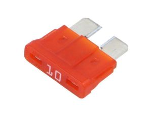 Samochodowy bezpiecznik topikowy, 10A, 12VDC, 19mm, SMART GLOW 0ATO010.HXGLO