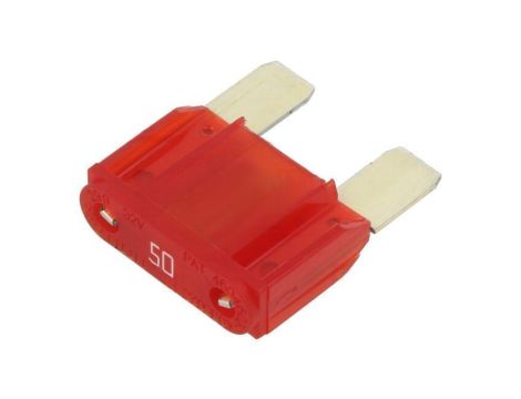 Samochodowy bezpiecznik topikowy, wciskany, 50A, 32VDC, 29mm 0299050.ZXNV