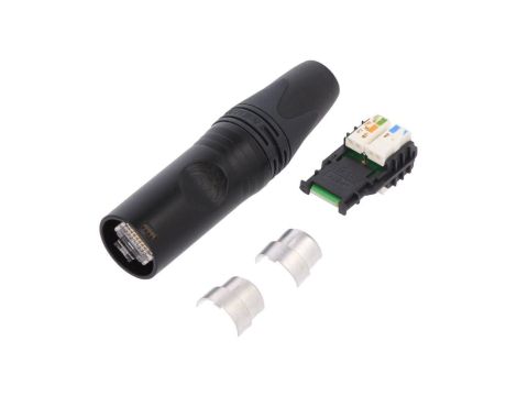 Złącze RJ45, męskie, wtyk, nieekranowane, proste, PIN: 8, 8p8c, IDC, na przewód, NE8MX6-B