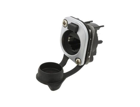 Złącze RJ45, żeńskie, gniazdo, proste, PIN: 8, NE8FDV-TOP