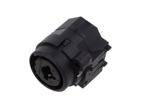 Złącze Jack 6,3mm + XLR, żeńskie, gniazdo, proste, THT, kołnierz (2 otwory), na panel, na PCB, NCJ6FI-V-0
