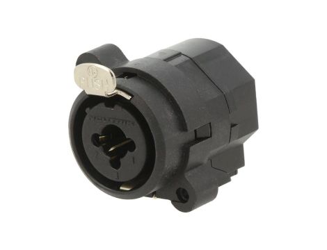 Złącze Jack 6,3mm + XLR, żeńskie, gniazdo, proste, lutowanie, kołnierz (2 otwory), na panel, NCJ6FI-S