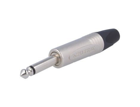Złącze Jack 6,3mm, męskie, wtyk, mono, proste, lutowanie, na przewód, NP2X