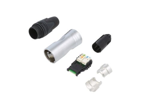 Złącze RJ45, męskie, proste, PIN: 8, na przewód, NE8MX6
