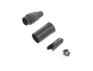 Złącze XLR, męskie, wtyk, proste, PIN: 3, lutowanie, na przewód, NC3MXX-BAG
