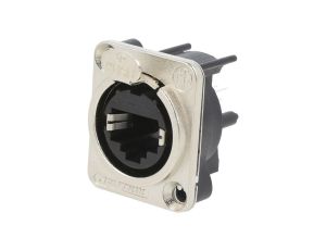 Złącze RJ45, żeńskie, gniazdo, proste, PIN: 8, NE8FDV