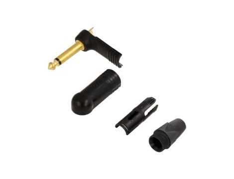 Złącze Jack 6,3mm, męskie, wtyk, mono, kątowe 90, lutowanie, na przewód, NP2RX-B