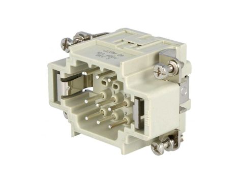 Złącze: HDC męskie CDS PIN: 9 10A 400V 9+PE rozmiar 44.27 CDSM 09