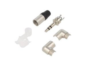 Złącze Jack 3,5mm, męskie, wtyk, stereo, prawe, lutowanie, na przewód, NTP3RC