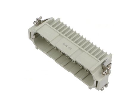 Złącze: HDC wkładka stykowa męskie CD PIN: 64 10A 600V 64+PE CDM 64
