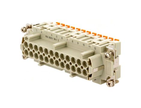 Złącze: HDC wkładka stykowa żeńskie CSH PIN: 24 16A 400V 24+PE CSHF 24