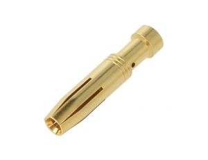 Styk żeńskie CC stop miedzi złocony 2,5mm2 14AWG zaciskanie CCFD 2.5