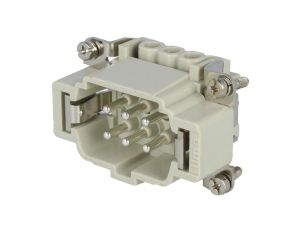Złącze: HDC męskie CNE PIN: 6 16A 500V 6+PE rozmiar 44.27 CNEM 06 T