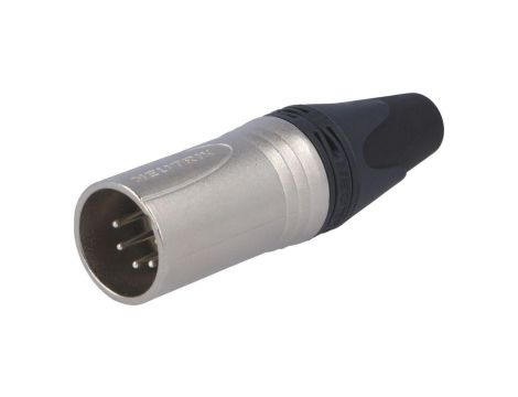 Złącze XLR, męskie, wtyk, proste, PIN: 5, lutowanie, na przewód, NC5MXX