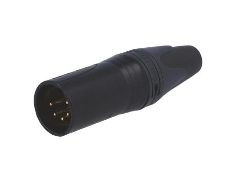Złącze XLR, męskie, wtyk, proste, PIN: 5, lutowanie, na przewód, NC5MXX-B