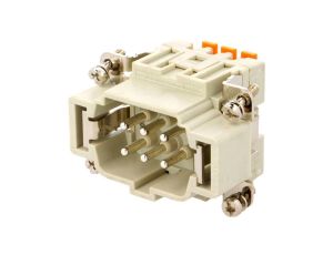 Złącze: HDC wkładka stykowa męskie CSH PIN: 6 16A 600V 6+PE CSHM 06
