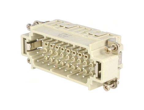 Złącze: HDC męskie CDS PIN: 27 10A 400V 27+PE rozmiar 77.27 CDSM 27