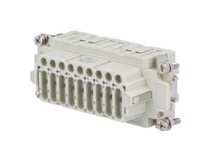 Złącze: HDC żeńskie CDS PIN: 27 10A 400V 27+PE rozmiar 77.27 CDSF 27