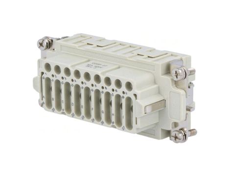 Złącze: HDC żeńskie CDS PIN: 27 10A 400V 27+PE rozmiar 77.27 CDSF 27
