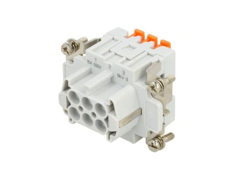 Złącze: HDC wkładka stykowa żeńskie JSH PIN: 6 16A 600V 6+PE JSHF 06