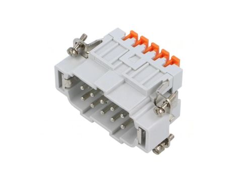 Złącze: HDC wkładka stykowa męskie JSH PIN: 10 16A 600V 10+PE JSHM 10