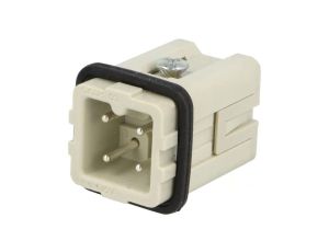 Złącze: HDC wkładka stykowa męskie CKS PIN: 4 10A 400V 3+PE CKSM 03