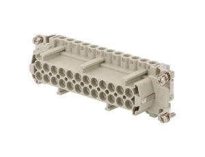 Złącze: HDC żeńskie CNE PIN: 24 16A 500V 24+PE rozmiar 104.27 CNEF 24 TN