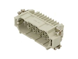 Złącze: HDC wkładka stykowa męskie CD PIN: 40 10A 600V 40+PE CDM 40