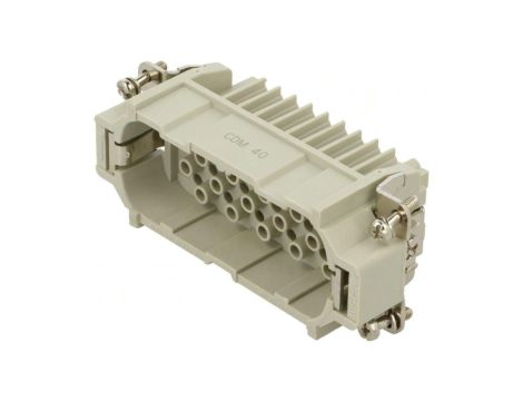 Złącze: HDC wkładka stykowa męskie CD PIN: 40 10A 600V 40+PE CDM 40