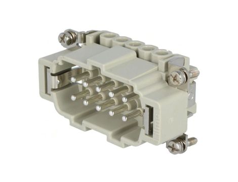 Złącze: HDC męskie CNE PIN: 10 16A 500V 10+PE rozmiar 57.27 CNEM 10 T