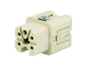 Złącze: HDC wkładka stykowa żeńskie CKS PIN: 5 10A 400V 4+PE CKSF 04