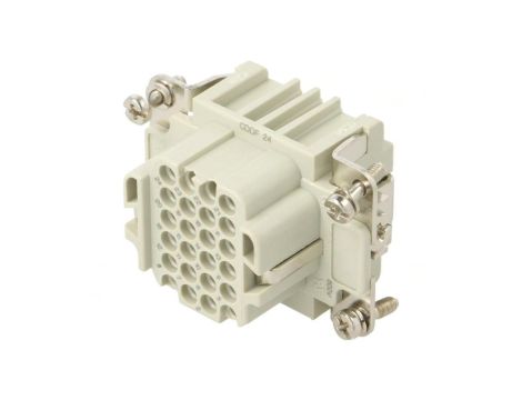 Złącze: HDC wkładka stykowa żeńskie CDD PIN: 24 10A 600V 24+PE CDDF 24