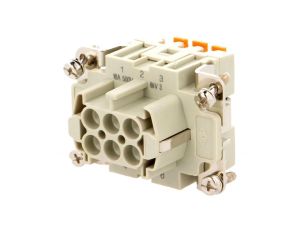 Złącze: HDC wkładka stykowa żeńskie CSH PIN: 6 16A 600V 6+PE CSHF 06
