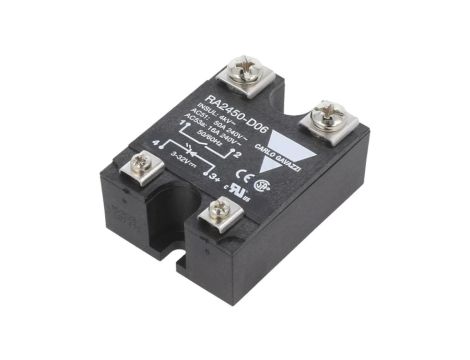 Przekaźnik półprzewodnikowy Uster: 3...32VDC 50A 24...280VAC RA2450-D06