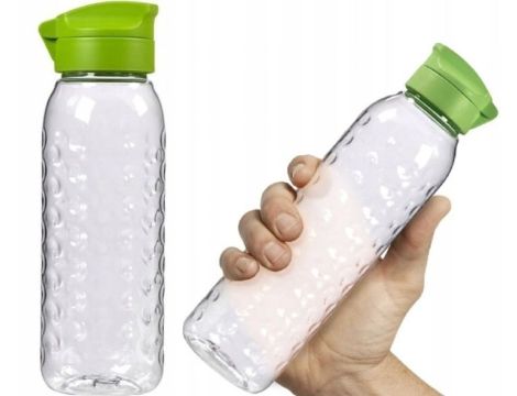 CURVER BUTELKA DOTS 0,75L TRANSPARENTNY/ ZIELONY