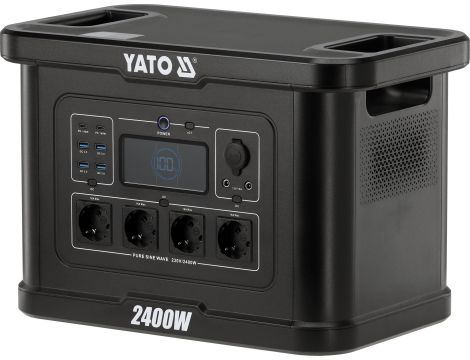 PRZENOŚNA STACJA ZASILANIA 2400W, 2232WH - YATO