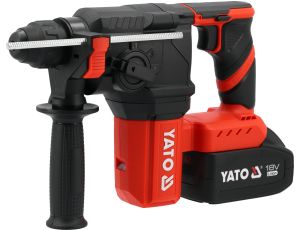 MŁOTOWIERTARKA 18V SDS PLUS 2,5J - 2X 4A - YATO