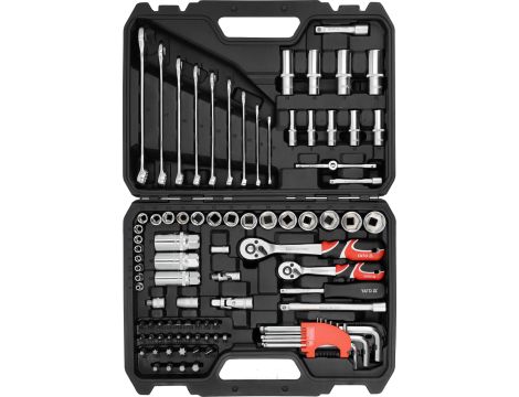 ZESTAW NARZĘDZIOWY 1/4"; 3/8" 92 PCS - YATO