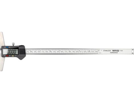 GŁĘBOKOŚCIOMIERZ ELEKTRONICZNY 250 MM - YATO