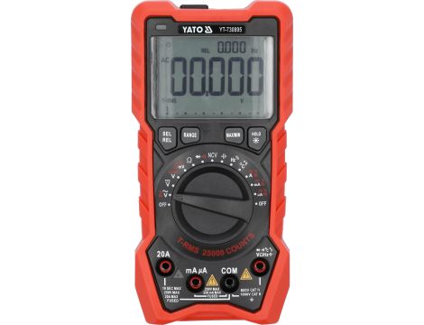MIERNIK CYFROWY TRUE RMS LCD 25000 - YATO