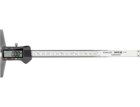 GŁĘBOKOŚCIOMIERZ ELEKTRONICZNY 200 MM - YATO