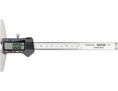 GŁĘBOKOŚCIOMIERZ ELEKTRONICZNY 150 MM - YATO