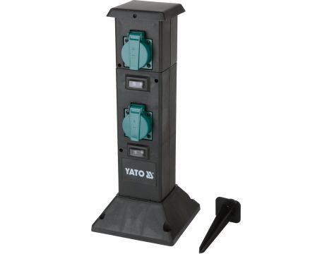 GNIAZDO OGRODOWE SŁUPEK PP IP44 4X230V - YATO