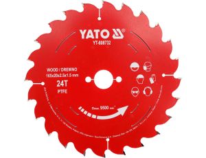 TARCZA TCT PTFE DO DREWNA 165*20*24T - YATO